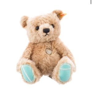 Tiffany & Co. Tan and Blue Stuffed Bear